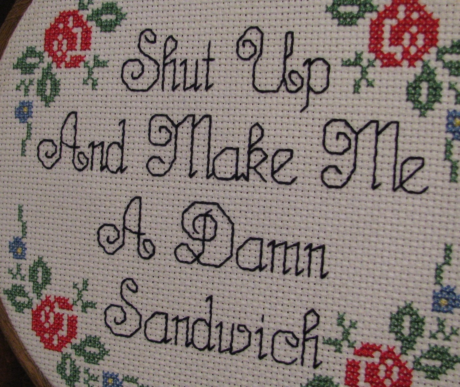 PATTERN ONLY Shut Up and Make Me a Sandwich