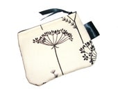 SALE Creamy Meadow - Zipper Pouch / Coin Purse