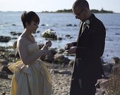 wedding dress (made to order) raw silk