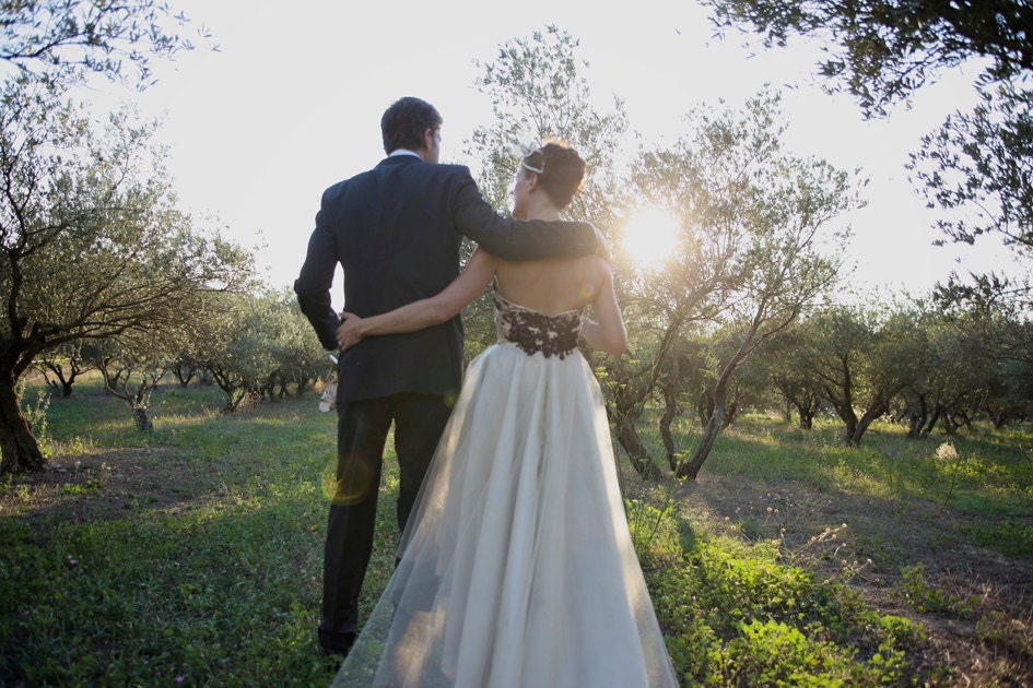 wedding dress, custom made to order