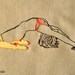 Bend Embroidered Wall Hanging