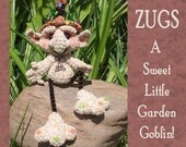 Digital PDF Gnome Goblin Elf Troll Crochet Pattern Milk Cap Cutie Amigurumi by Peggytoes Toy Doll or Computer Buddy