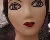Custom Hand Painted Mannequin Head
