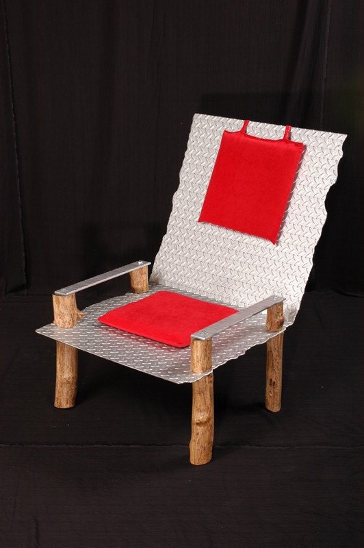 Steel Diamond Plate Chair