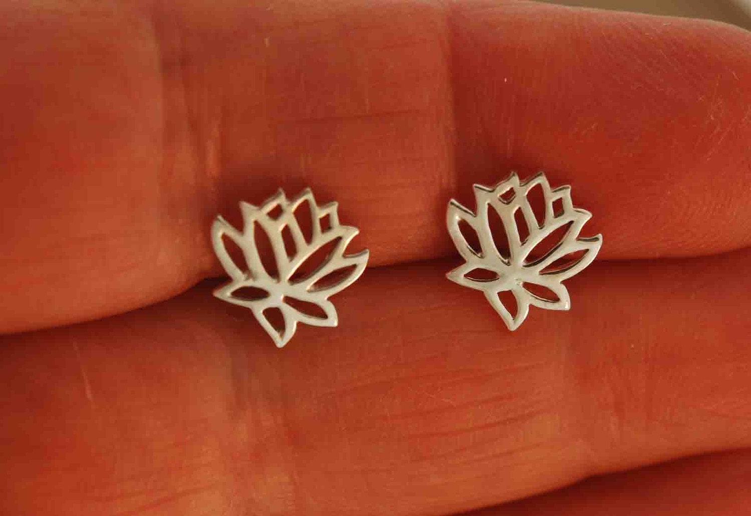Full Lotus Post Earrings