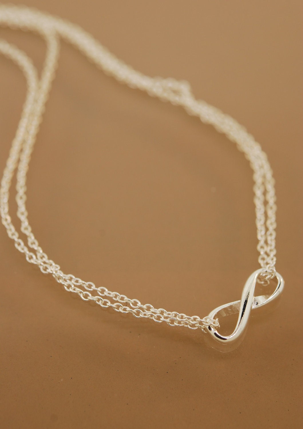 Infinity Necklace doubled