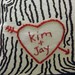 custom heart -- tree print pillow cover -- personalized with your names or initials