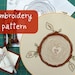 custom family tree embroidery pattern