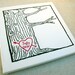 custom heart -- tree print wall art -- personalized with your names or initials
