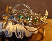 4ct Peridot Gemstones set in a 14k Gold Filled Handmade Setting