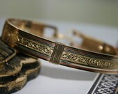 Gold,Copper and Silver bangle Bracelet