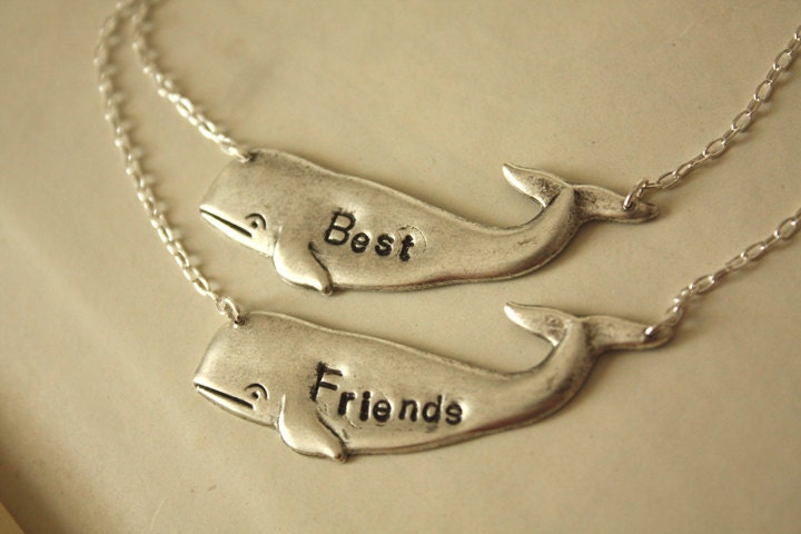 Best Friends Whales Silver