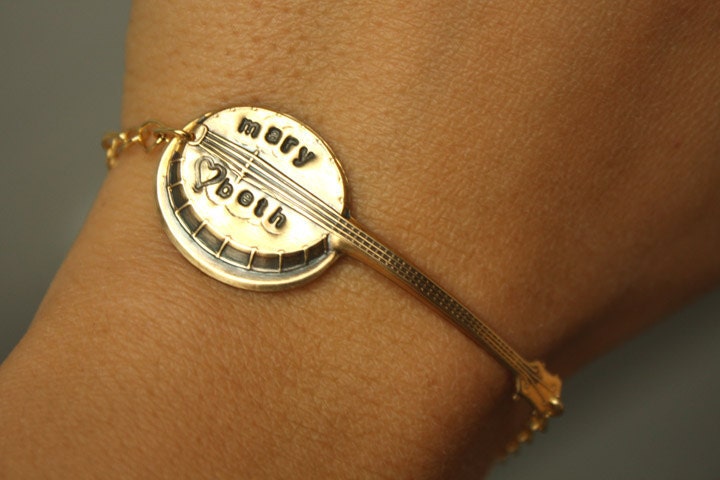 SALE Personalized Banjo BRACELET