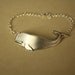 Silver Personalized Whales BRACELET