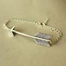 Silver Arrow BRACELET with Sterling Silver Chain
