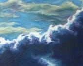 Cinematic Sky II- Huge Skyscape Original Oil Painting on Canvas