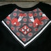 Fox print baby sweatshirt- black fleece