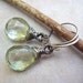 Mystic Green Quartz Earrings