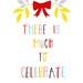 LET'S CELEBRATE - quote art print typography happy inspirational - studio mela