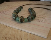 paper bead necklace