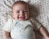 Bunny Baby One-Piece Snapsuit in Organic Cotton