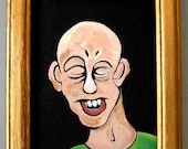 Larry McDougle Framed Painting- Fictional Portrait