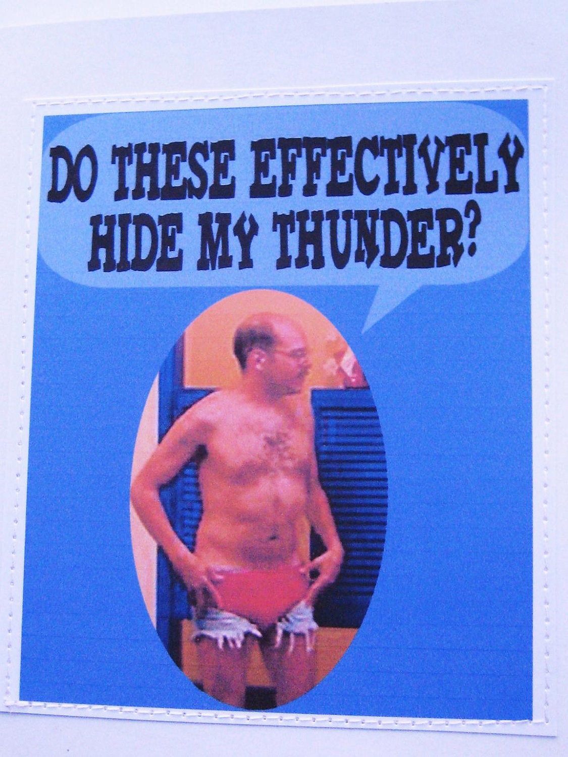 Arrested Development card. Do these effectively hide my thunder.