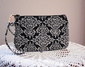Wristlet Clutch Zipper Gadget Pouch Lacework