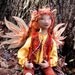 OOAK Fairy Art Doll - The Autumn Harpist