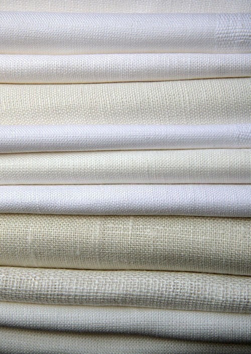 Linen fabric bundle - WHITE