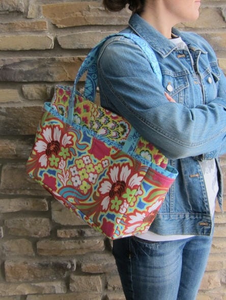 Diaper Bag Tote - Diaper Tote Bag - Clutterbags - Hadley Baby Bag - Stroller Straps Included - 14 Pockets - Soul Blossoms.