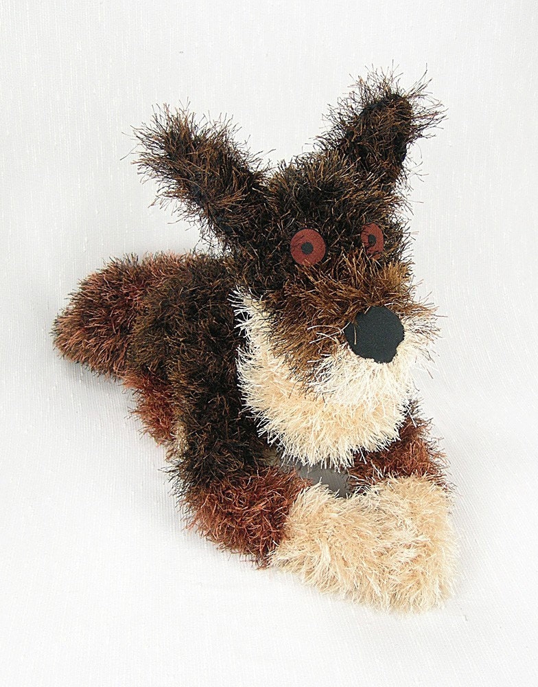 custom crocheted dog