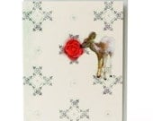 Deer Card - Modern Design- Blank Greeting Card- Unique