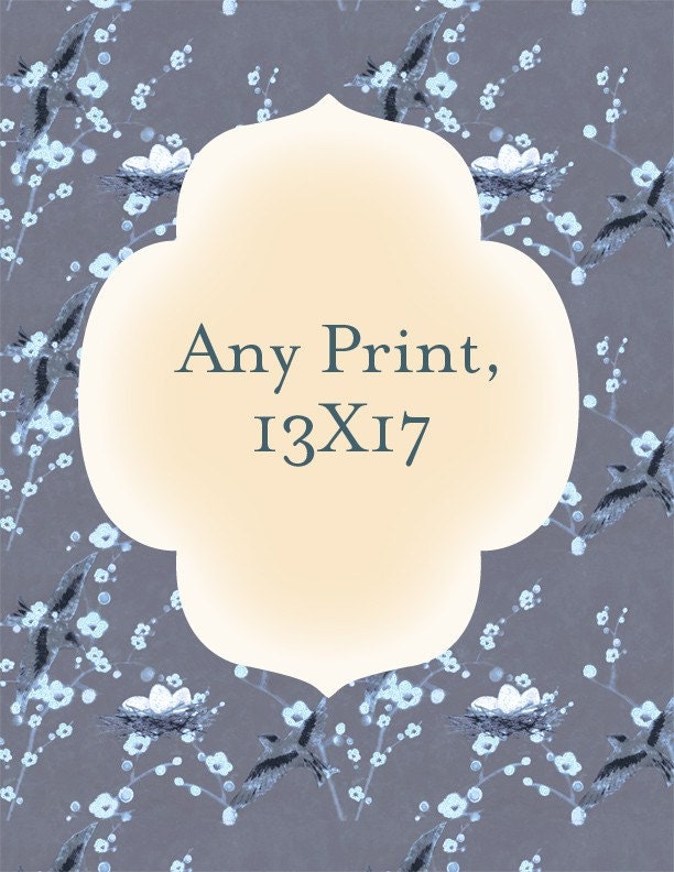 Any Large 13x17 Fine Art Giclee Print - Custom Art