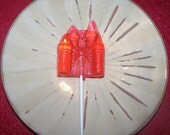 6 Big Princess Castle Lollipop Sucker Party Favor