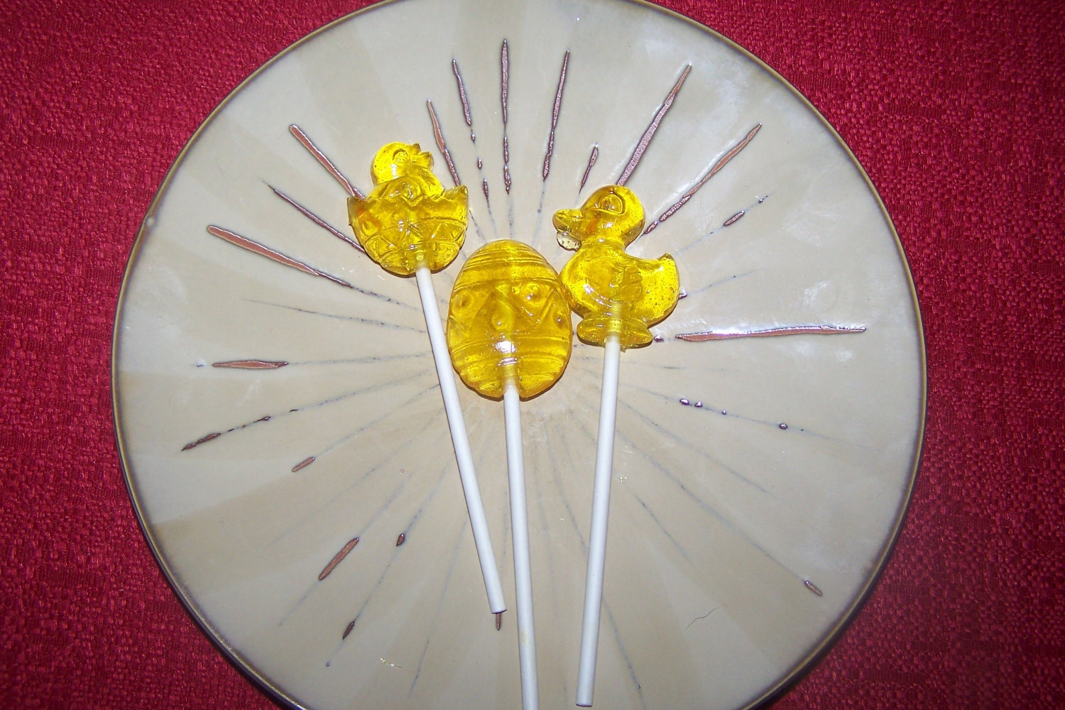 10 Easter Candy Lollipops Party Favor Duck Chick Egg Eggs