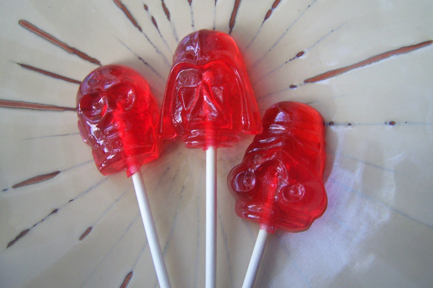 10 Space Fighter Party Favor Lollipop Sucker Candy