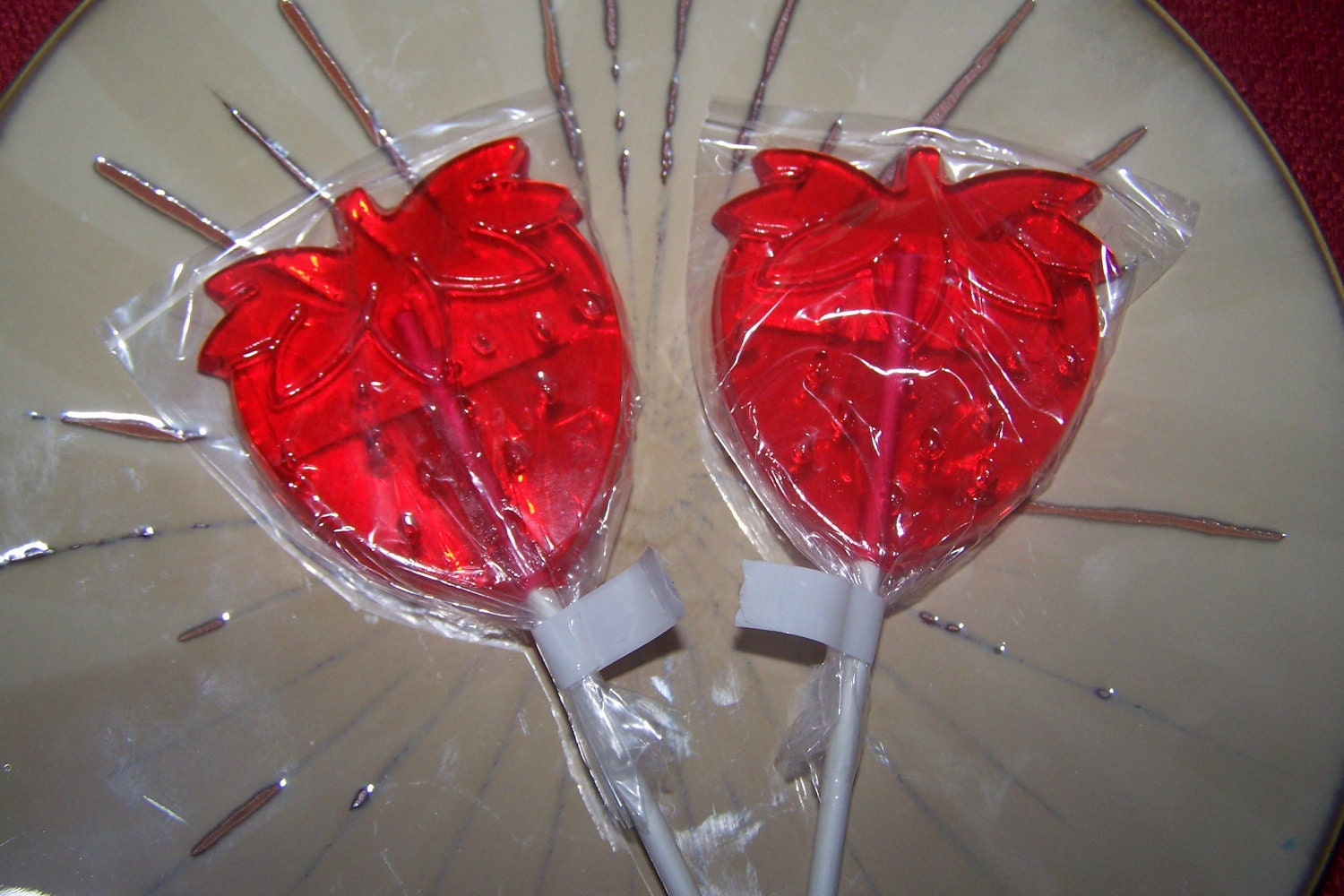 10 Bulldog School Spirit Lollipop Suckers Party Favors Bull Dog