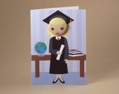 Graduation Gift Card featuring Badge