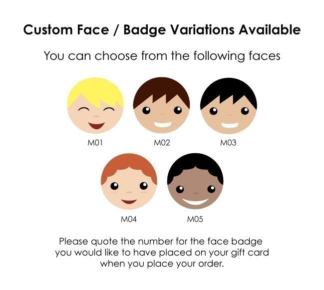 Wedding Gift Card featuring Badges