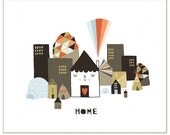 Happy Home - greeting card