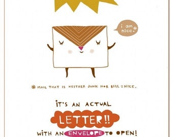Nice Mail - greeting card