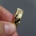 Ivy wedding band 14k gold, Made to order