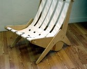 Leentu Lounge Chair  Mid Century Modern  natural cream combo Boomerang