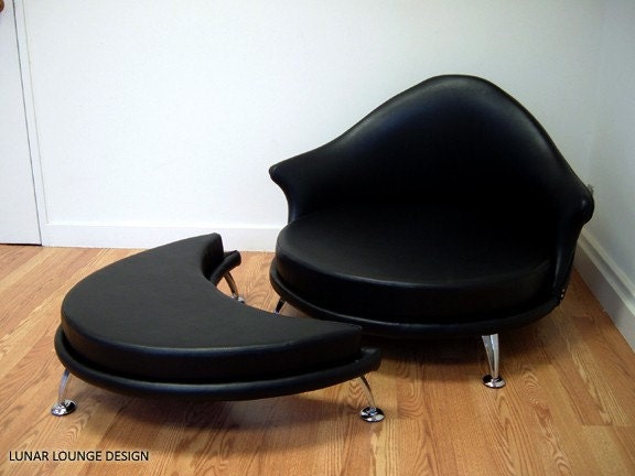 Havana Retro Lounge Chair and Ottoman Eames Era Mid Century Modern