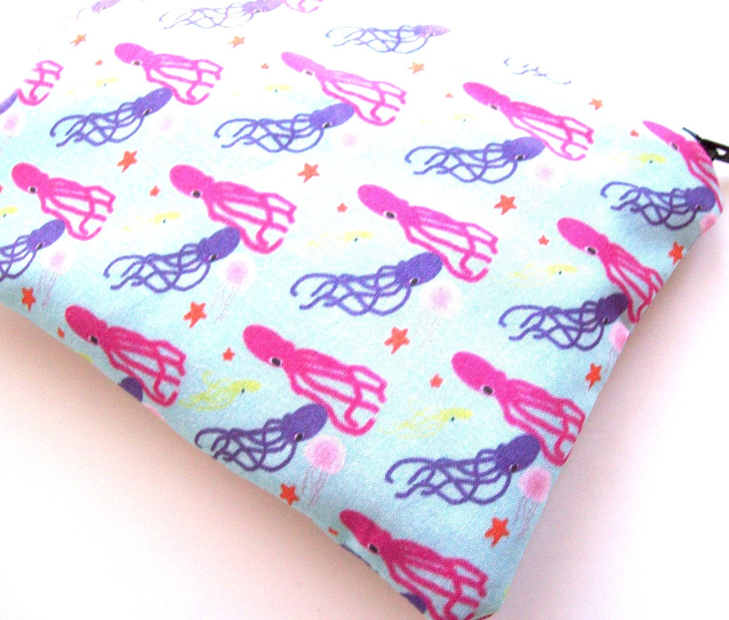 Deep dark Sea zip pouch