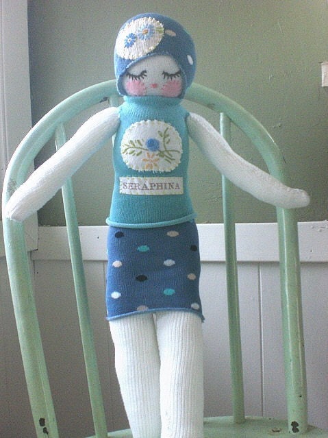 Chickabiddy Sock Dollie Large Size