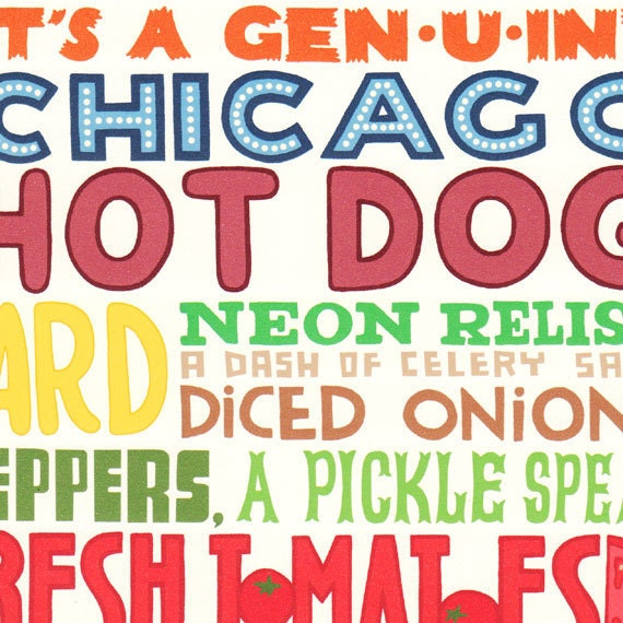genuine chicago hot dog