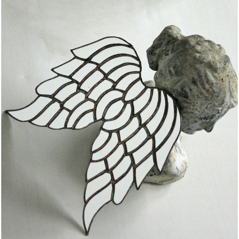 Versailles Angel - mirrored glass angel wings - made to order