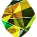 Emerald, (Geometric Facet) 8X10 Art Print